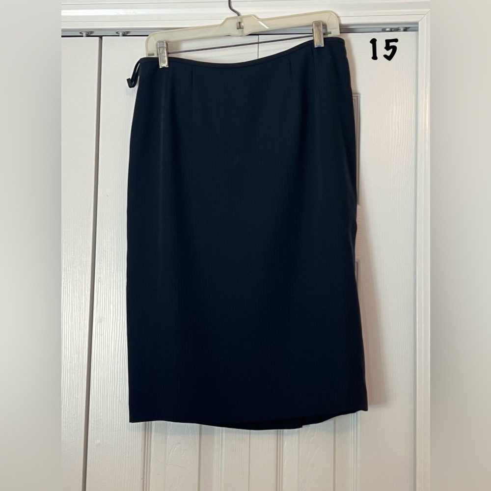 Kasper size 10 a line midi skirt